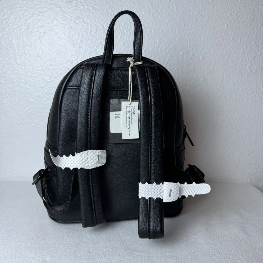 Loungefly Justice League Batman Mini Backpack DC Comics Black Adjustable READ